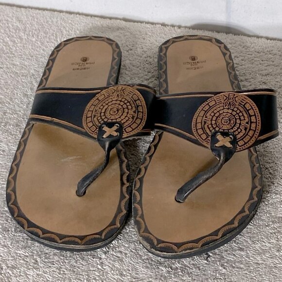 Made in Mexico Leather Sandals 9 - Picture 9 of 9